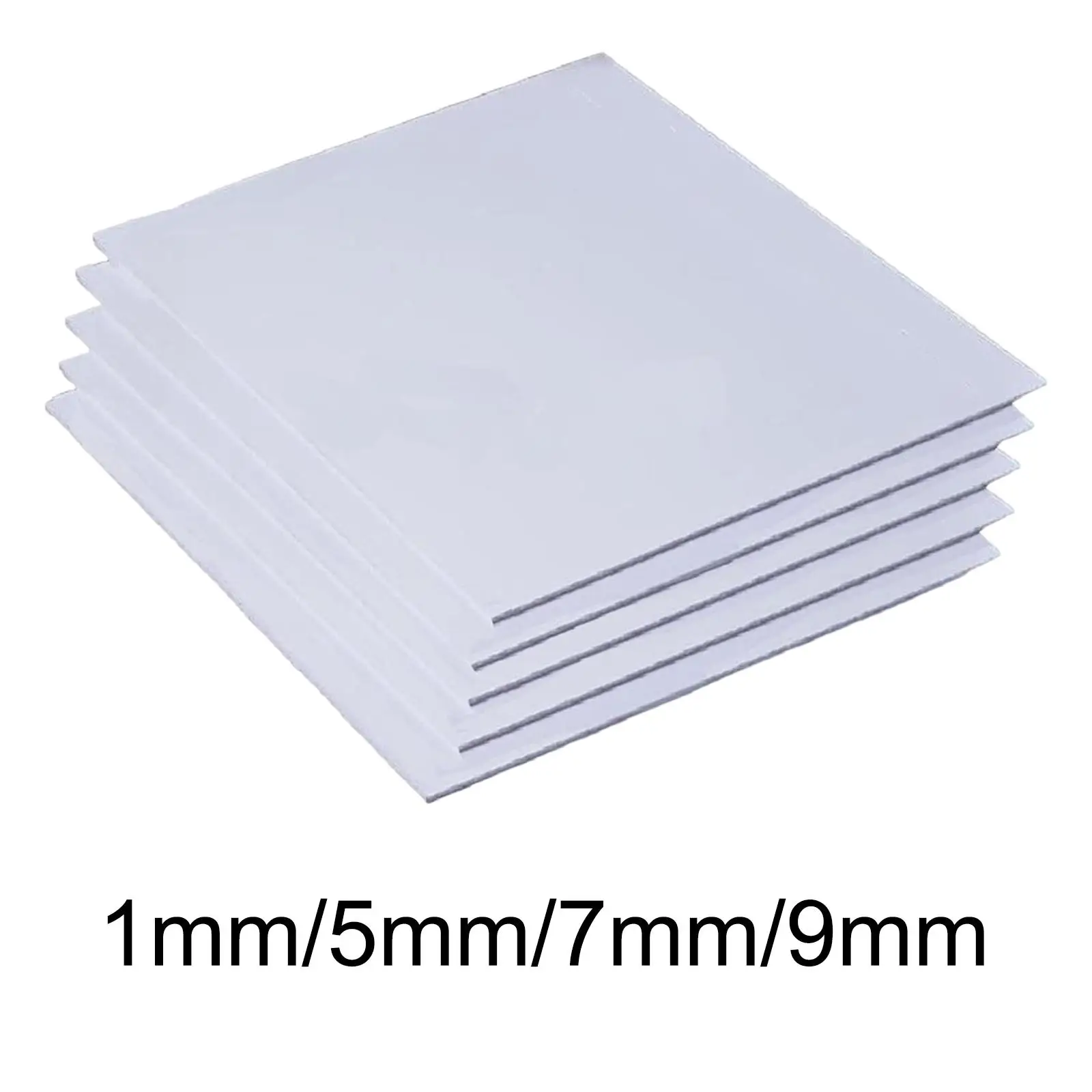 5x Feuilles de mousse blanches pour tableau blanc, pour la création de paysages DIY, la fabrication de cartes, l'affichage artistique, la création de montagnes, la base de diorama