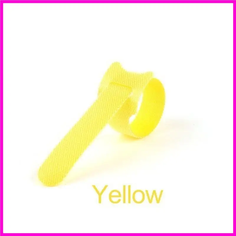 57BE Practical 2M Nylon Plant Hook Rings Ties Fastener Tape for Secure Plant Support