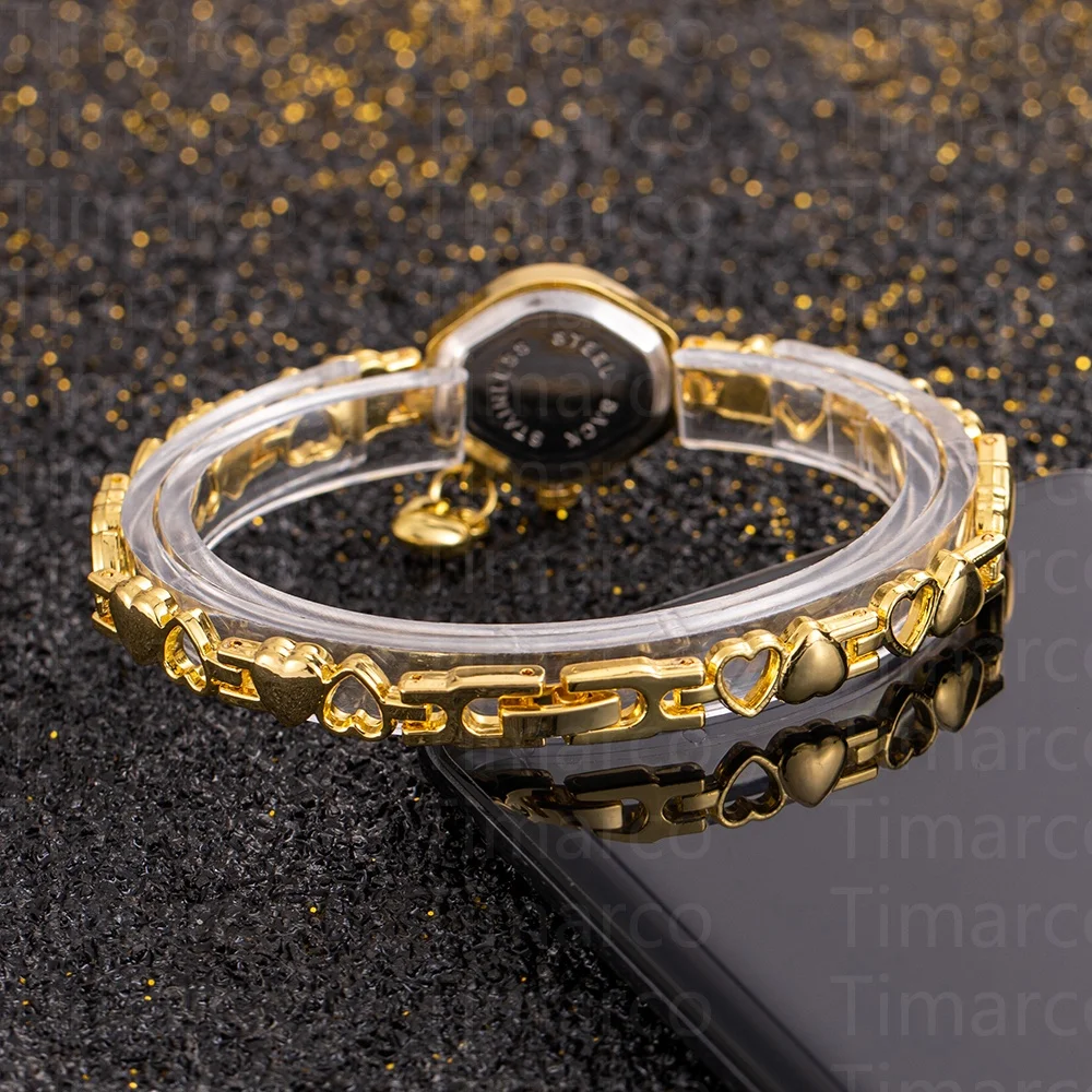 ساعات كوارتز ريترو النساء الحب القلب ساعات يد فاخرة أنيقة صغيرة الطلب السيدات ساعة اليد الإناث ساعة هدية reloj mujer