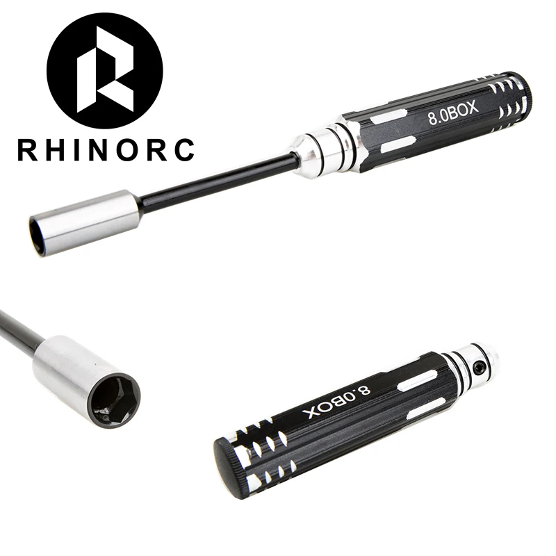 RhinoRC 8.0 Thin Walled Hex Driver Box For M5 Nut