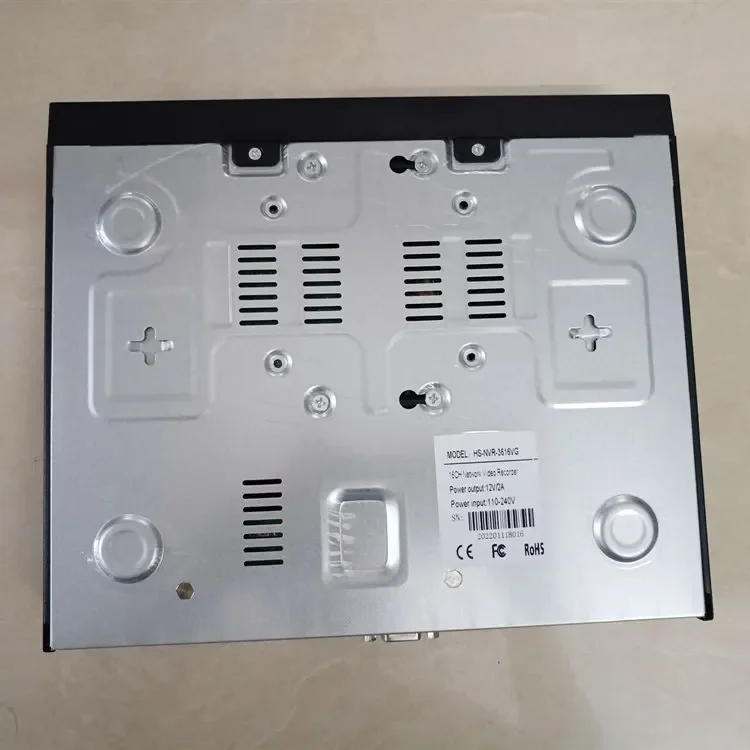 16Ch H.265 P2P Remote View Network Video Recorder POE 4K NVR in Stock Fast Delivery 2021 Hot Sale NVR 16 Channel With POE