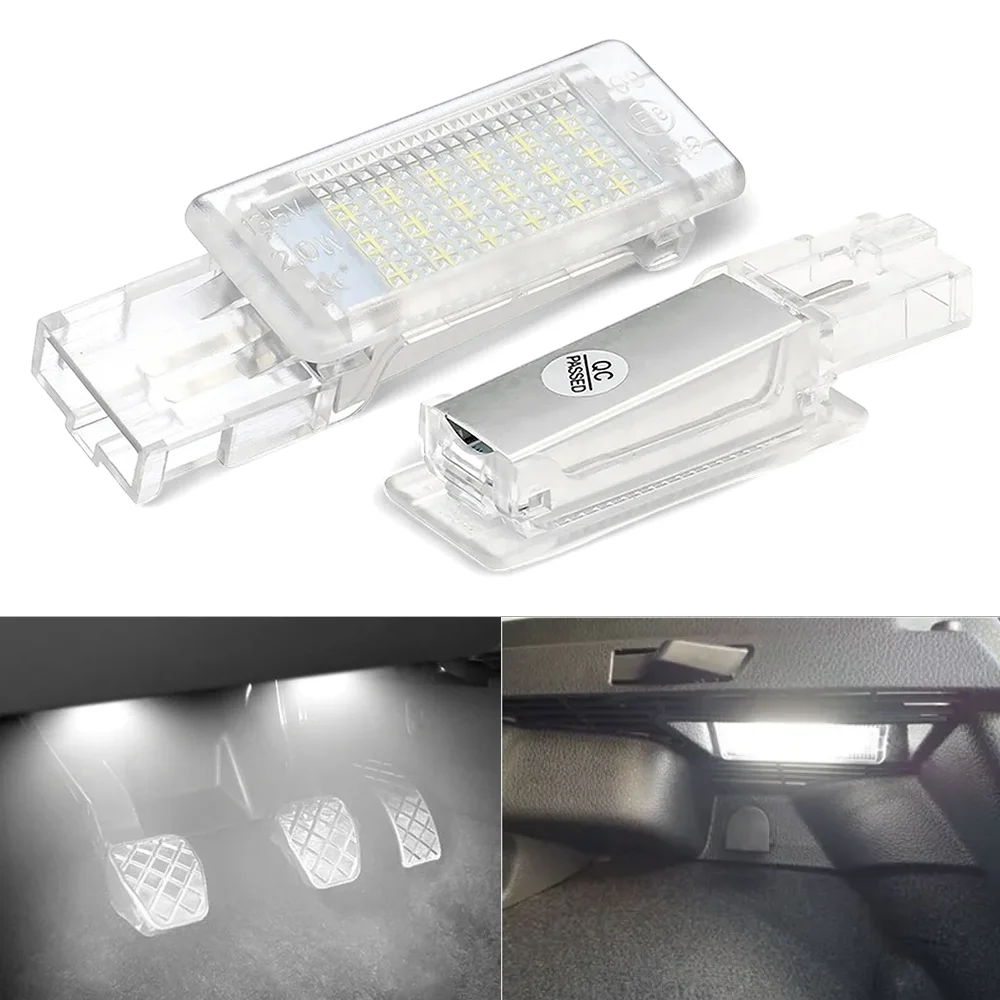 

Car Interior Lighting Footwell Lights Door Panel Lamps for VW Beetle Bora FOX POLO Passat B5 B6 CC White Automobiles Lights