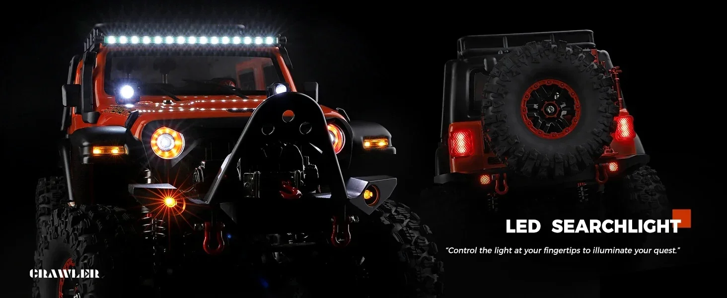 

Радиоуправляемая машинка-внедорожник 4WD 1/10, 57 см, профессиональная, с электрической лебедкой и круиз-контролем, игрушка на пульте управления