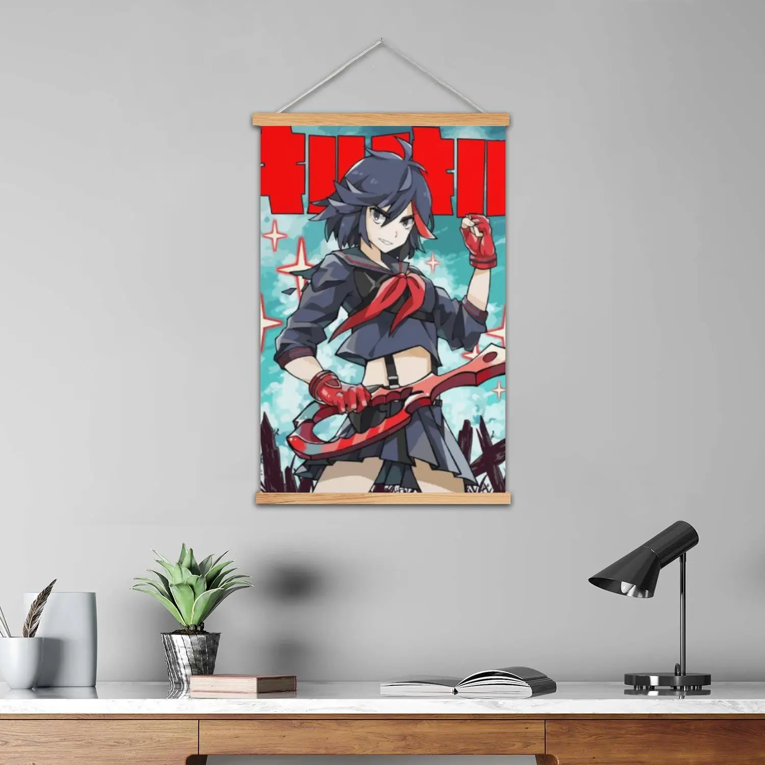 ryuko matoi Framed Wall Painting Canvas Art Poster, Wall Art,  Modern Family, Bedroom Decor, Posters,Decorative painting