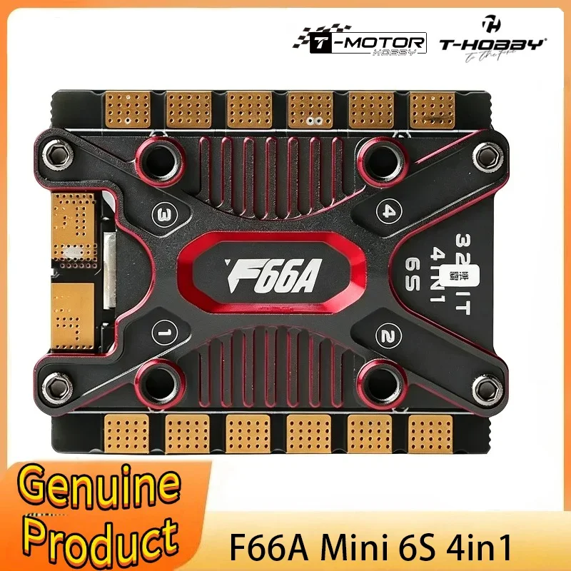 T-HOBBY T-MOTOR F66A 20X20 MINI 32Bit BLHELI32 66A 3-6S 4in1 ESC for FPV Freestyle Drones DIY Parts