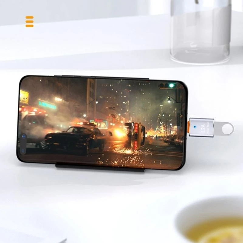 

Type C to USB 2.0 Male Female Adapter for Fast Speed Data Transfer and Charging 77JC