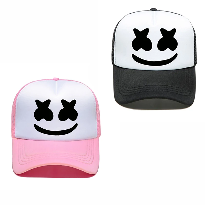 Cool Baseball Caps DJ Music Dance Hats Caps Cosplay Marshmello ‌Adult Children Halloween Christmas Party Caps Hats