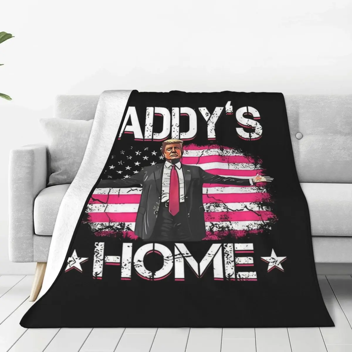 Soft Blanket Travel Office Donald Trump Take America Back Throw Blanket Flannel Bedspread For Bedroom Pattern Sofa Bed Cover