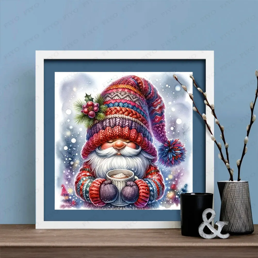 Diamond Painting New Arrival 2024 Kit Santa Claus Dwarf Full Diamond Embroidery Mosaic Christmas Cartoon Mopsaic Art Home Decor