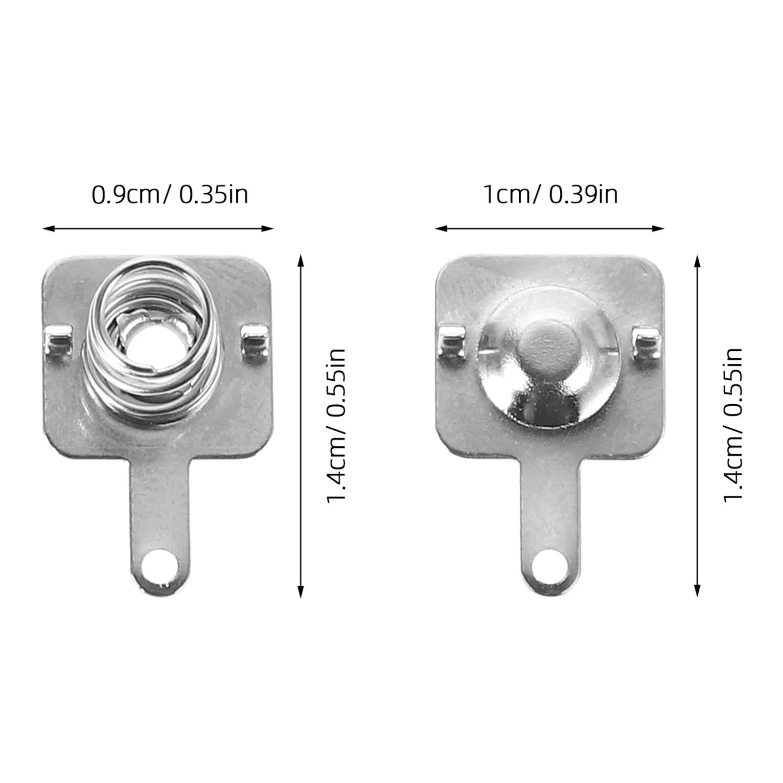 20Sets Battery Contact Plate Aaa Battery Spring Replacement Metal Terminals for Remote Controls Electronics Charger Easy Install