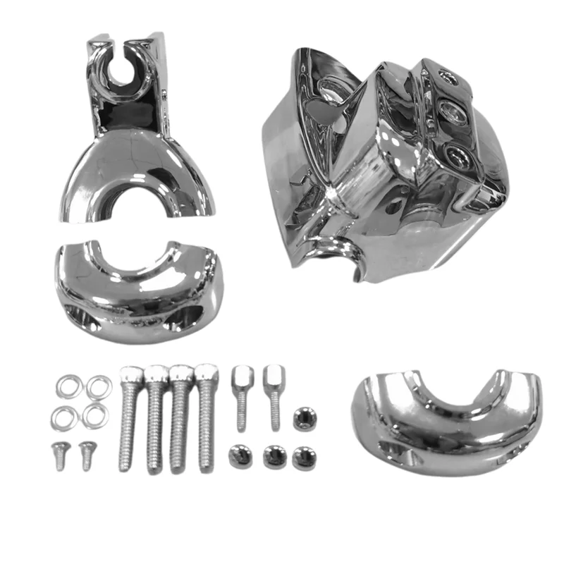 

AM-For Front Clutch Control Chrome Dress-Up Kit For Electra Glides Road Glides Handlebar Modification Pump Cover' 96- ' 0