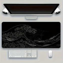 1PC Large Mouse Pads For Desk, Gaming Mouse Pad, Mouse Pad with Stitched Edges and Non-Slip Rubber Base, Extended Mouse Pad