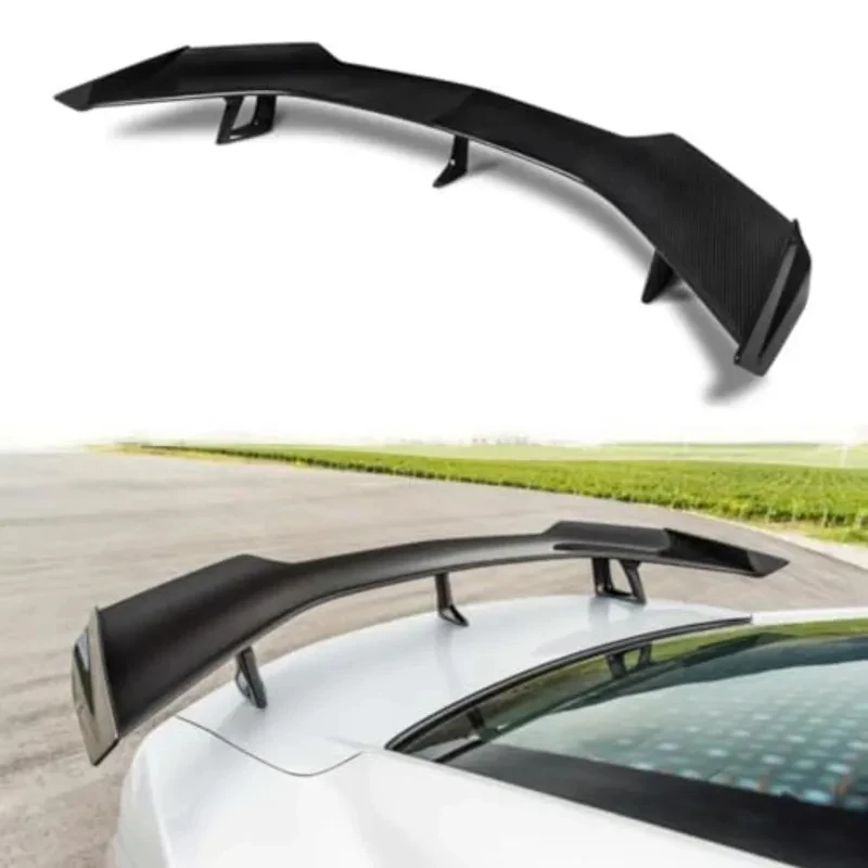 ZL1 1LE Style Trunk Spoiler Wing Kit, 2016-2024 Carbon Fiber Print Exterior Mod Parts