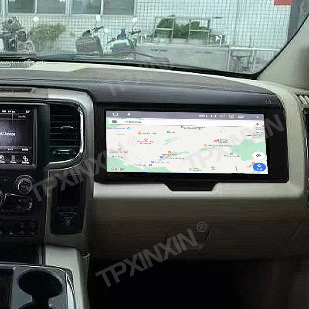 17 Inch Android13 For Dodge Ram 2013-2018 Enteraiment Screen Car Radio Multimedia Auto Player GPS Navigation CarPlay Head Unit