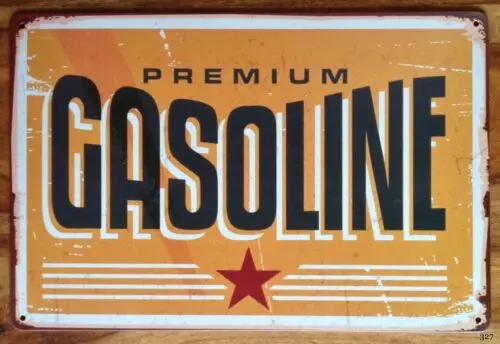 Premium Gasoline Esso Petrol Vintage Metal Sign Retro Pub Plaque Man Cave Garage