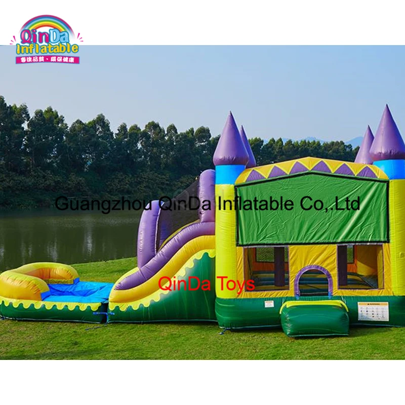 Commercial Kids Inflatable Combo Bounce House Jumping Bed Bouncy Castle For Event