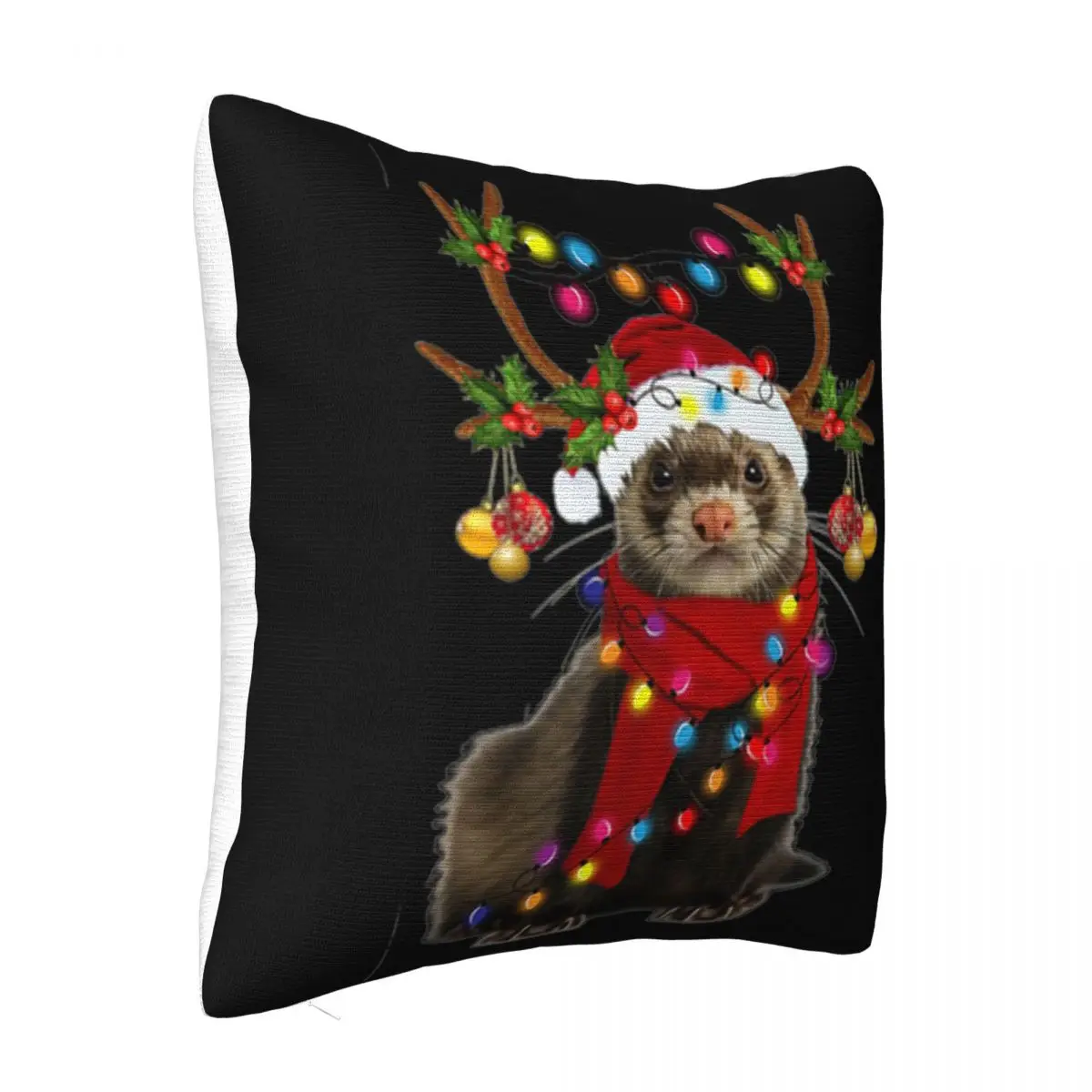 Ferret Gorgeous Reindeer Christmas Simple Beautiful Adult Mens Good Quality Low Price Creative Design Latest Pillow Case