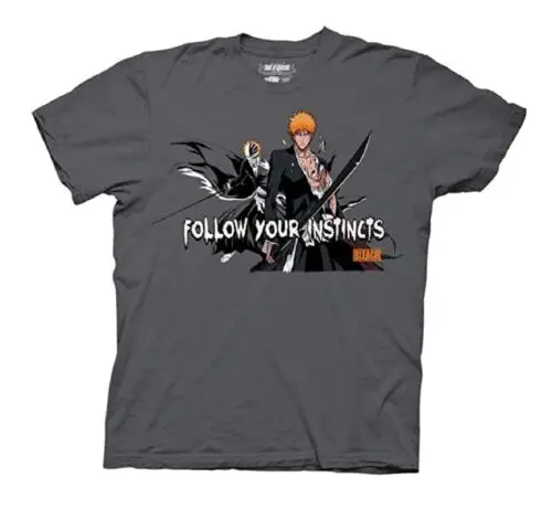 Bleach Follow Your Instincts Anime Officially Licensed Adult T Shirt