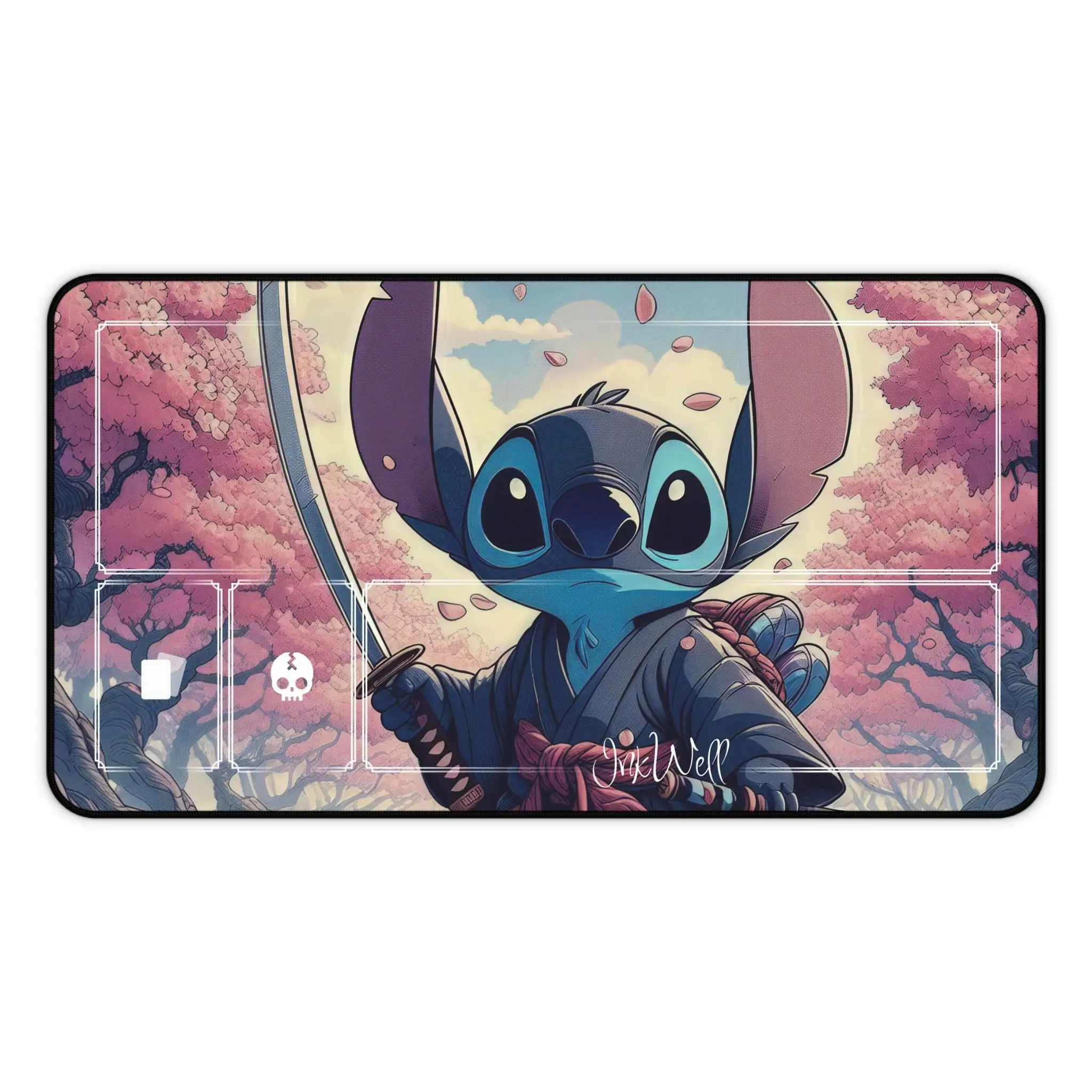 

Disney Lorcana Playmat, Lilo And Stitch, Samurai Stitch, TCG, CCG, Custom Playmat, Disney, Mousepad, Gamepad