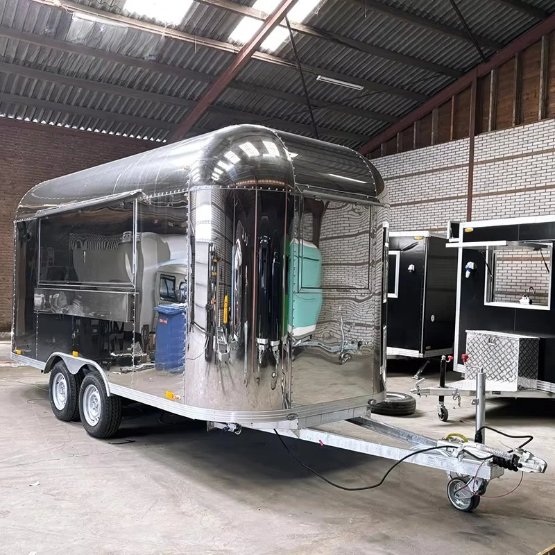 Fully Equipped Mobile Food Truck Trailer Concession Catering Trailer with Full Kitchen Equipment for Export