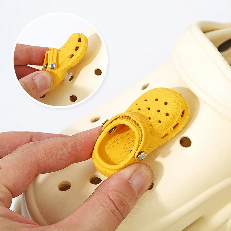 PVC Shoe Charms for Clog Sandals Slides Cute Clog Design Shoe Buckles DIY Funny Shoe Accessories Party Gifts for Women Men image 5
