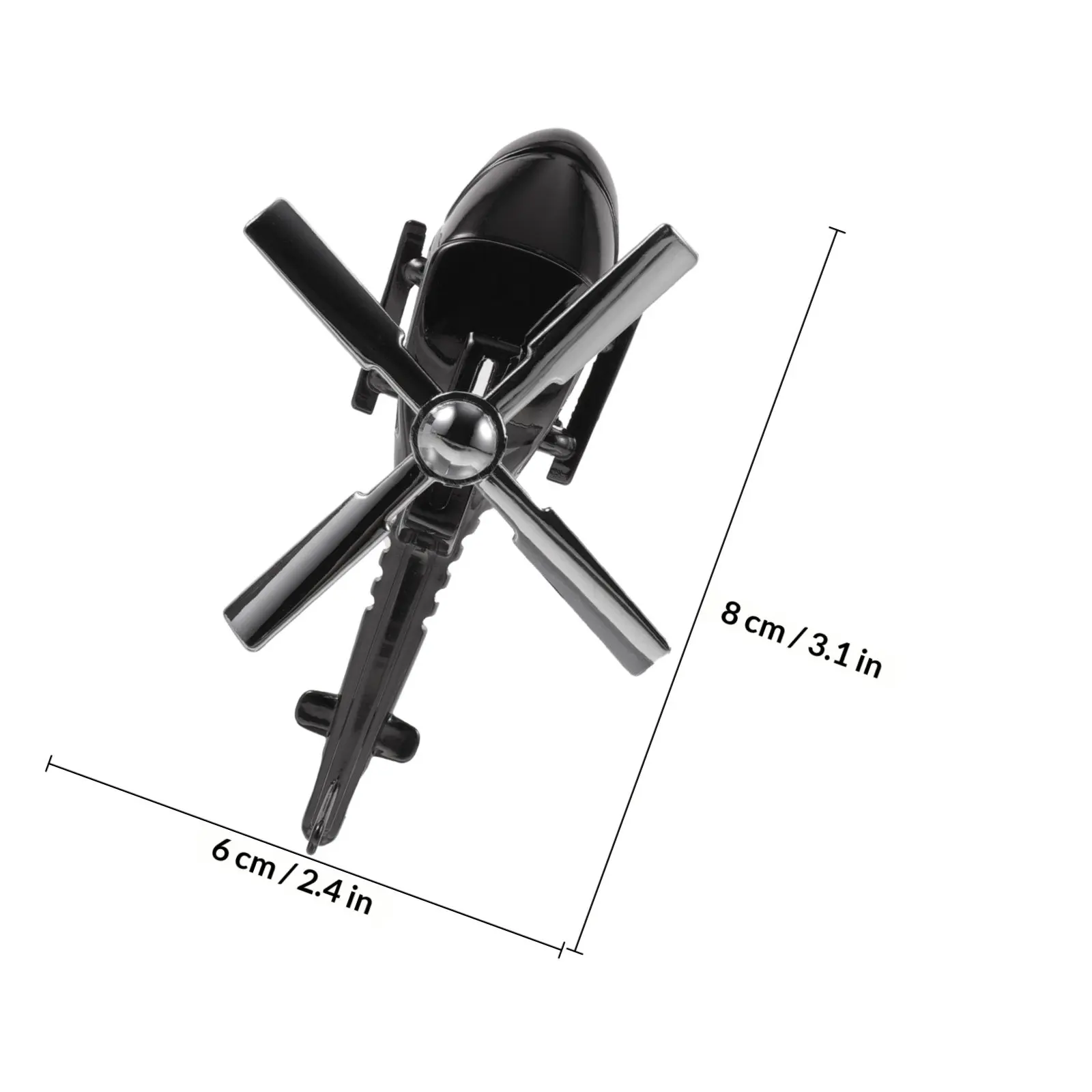 1Set Alloy Rotatable Helicopter Air Freshener for Car Aromatherapy Diffuser Dashboard Decor Home Office Air Purifier Car Outlet