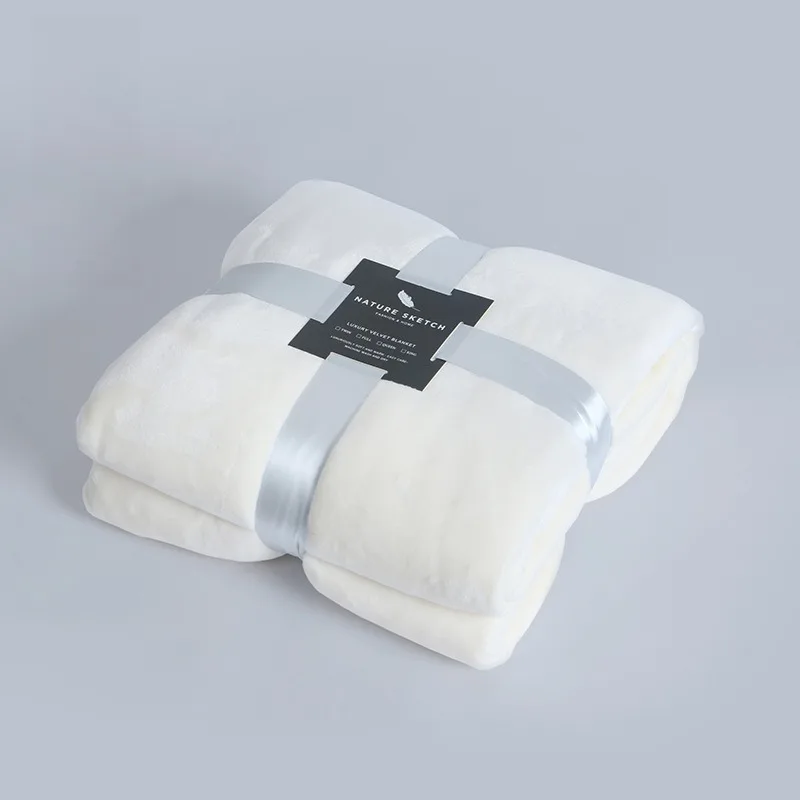 Blanket Flannel Blanket Winter Single Blanket Shawl Office Lunch Break Air Conditioner Coral Fleece Nap Blanket