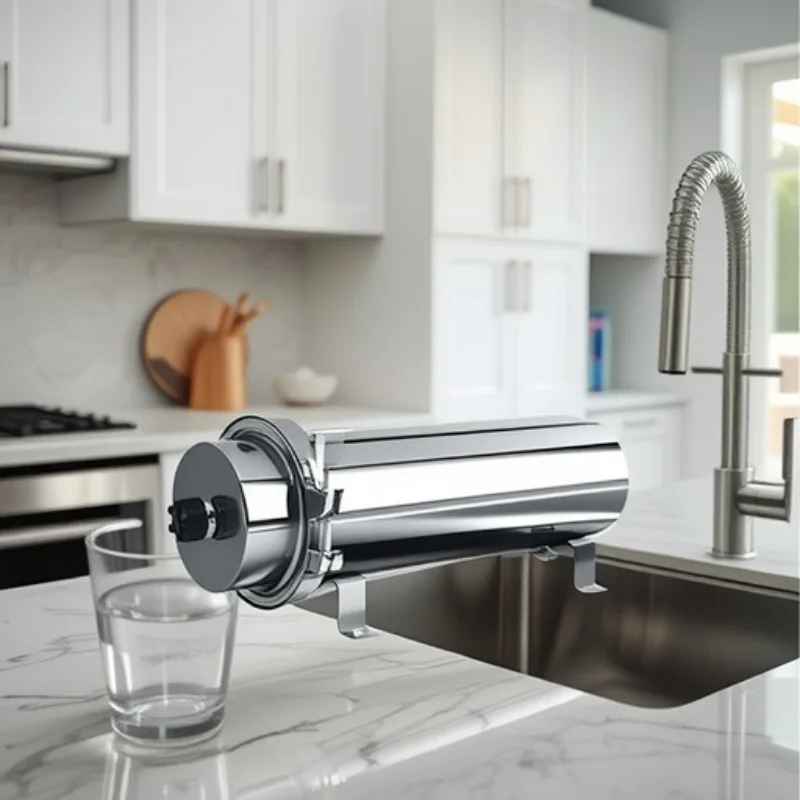 Large Flow Household UF Water Purifier, Whole House Pipeline Water Filter for Muddy Water, Kitchen Tap Water Filtration System