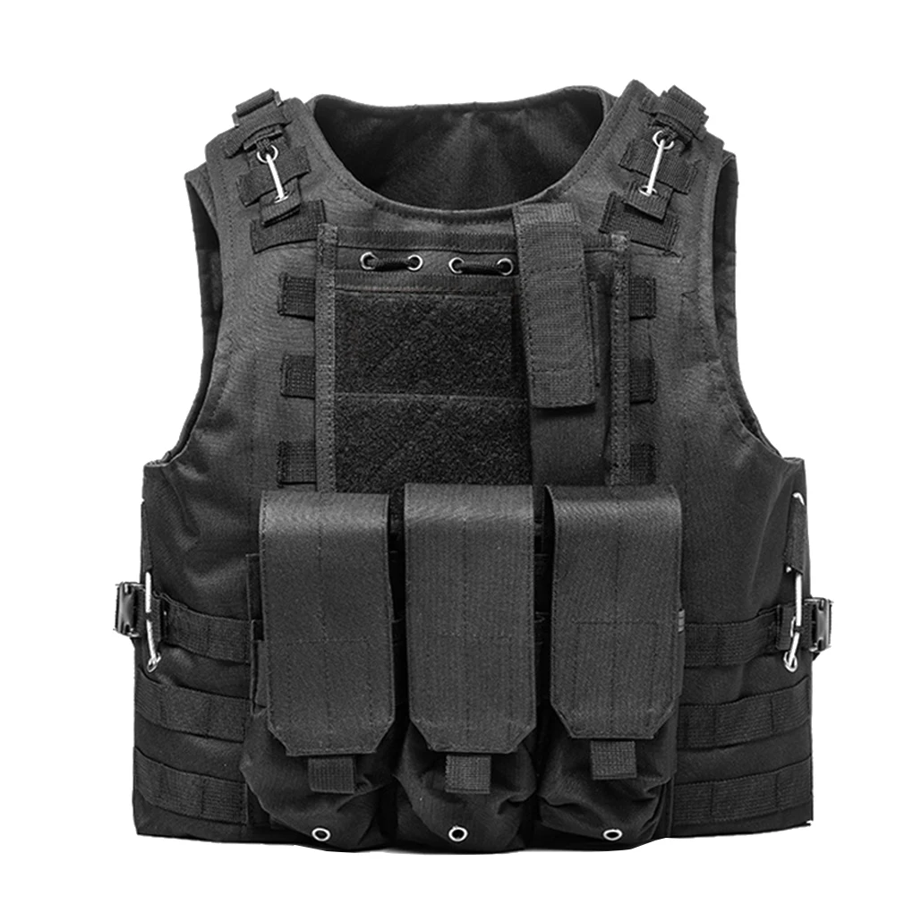 Outdoor Vest Camping Hiking Multifunctional Molle Tops Man Women Cosplay Oxford Cloth Vest