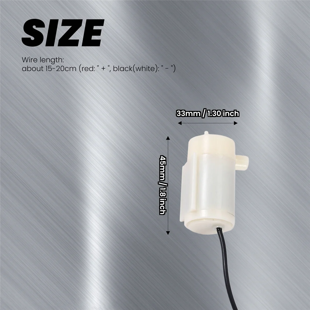 Новый 1 шт. мини-микропогружной водяной насос постоянного тока 2,5-6 В малошумный бесщеточный двигатель-насос 120 л/ч