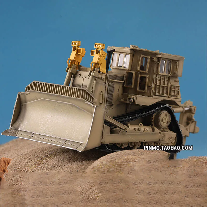 

Масштаб 1/72, армия США D9R, бронетехника, бульдозер, имитация пластикового гусеничного танка, модель дисплея, коллекционный подарок, сувенир