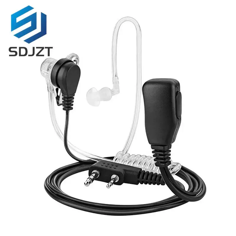 1PC Intercom Tube Security Bodyguard Acoustic Earphones Acoustic Tube In-Ear Earpiece Radio Police Security In Ear Air Headphone