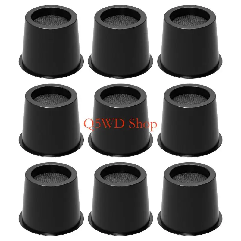 Q5WD 4/6/9pcs Heavy Duty 4 Inch Furniture Risers Anti Slip Base For Bed Sofa Table
