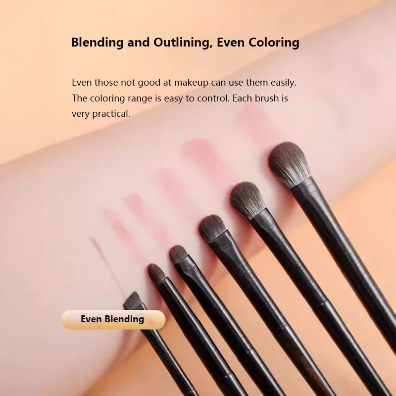 10개 울트라 소프트 아이 메이크업 브러쉬 세트 - 아이섀도우 블렌딩 언더 아이 아이라이너 앵글 브로우 디테일링 브러쉬 키트