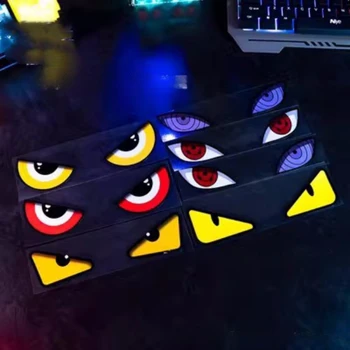 反射オートバイステッカー悪魔の目デカールスクーターヘルメット車の窓クリエイティブトランクスクラッチパッチ防水