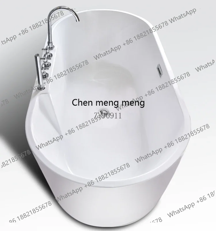 

RR Adult Bathroom European-Style Small Apartment Bathtub Acrylic Couple