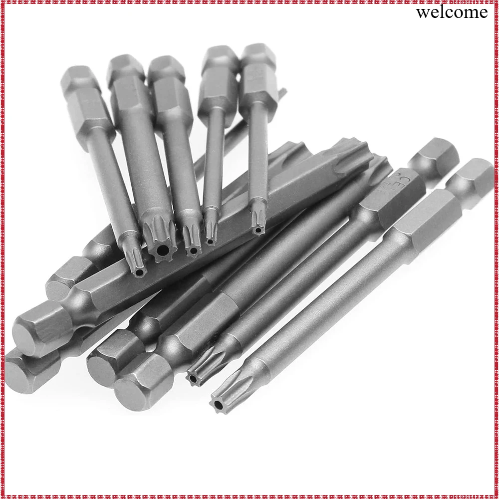 For Shark Vacuum 11 PCS Torx Security Bit Set T6-T40 S2 Steel Magnetic Security Screwdriver Set 50/100mm Star Screwdriver Set