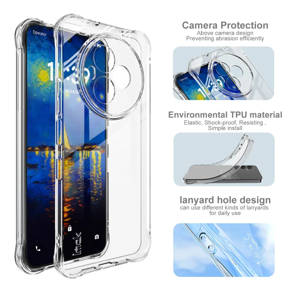 Etui odporne na wstrząsy z matową tylną obudową i ochroną obiektywu do TCL NXTPAPER 60 Ultra 5G, etui na telefon TCL Nxpaper 60 Ultra, Nxpaper60 60Ultra — zdjęcie produktu 4