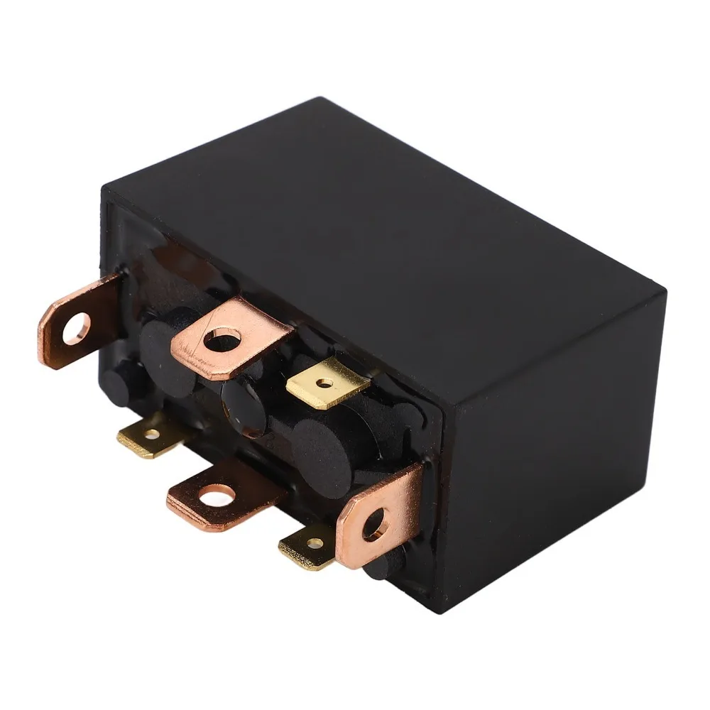Relay Contactor 100A 12V Winch Relay 7 Pin Black Split Charging Relay Truck Winch Relay ATV