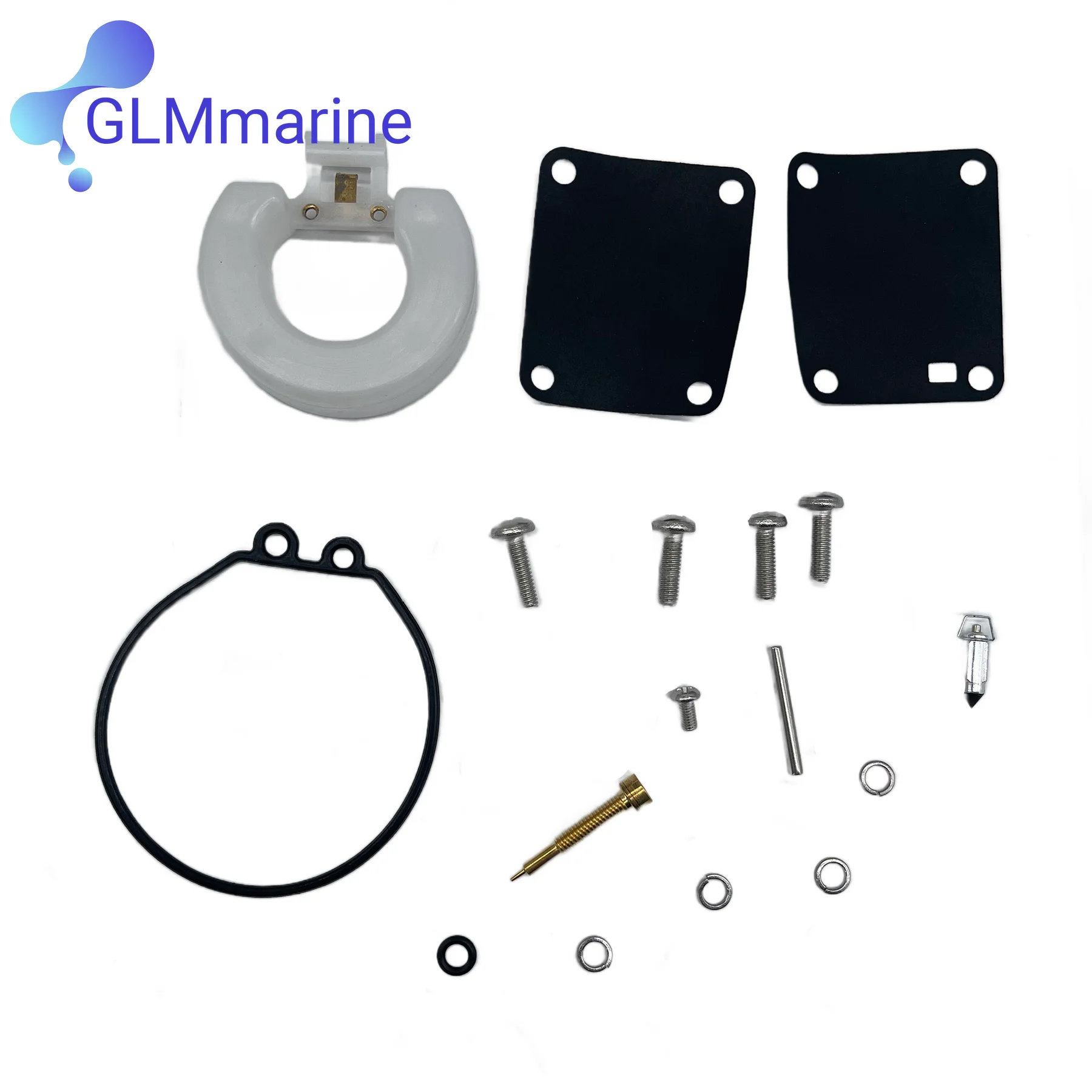 6G1-W0093 Fit for Yamaha 2 Stroke 3HP 6HP 8HP Outboard Motor Carburetor Carb Repair Kit 6G1-W0093-00 18-7765