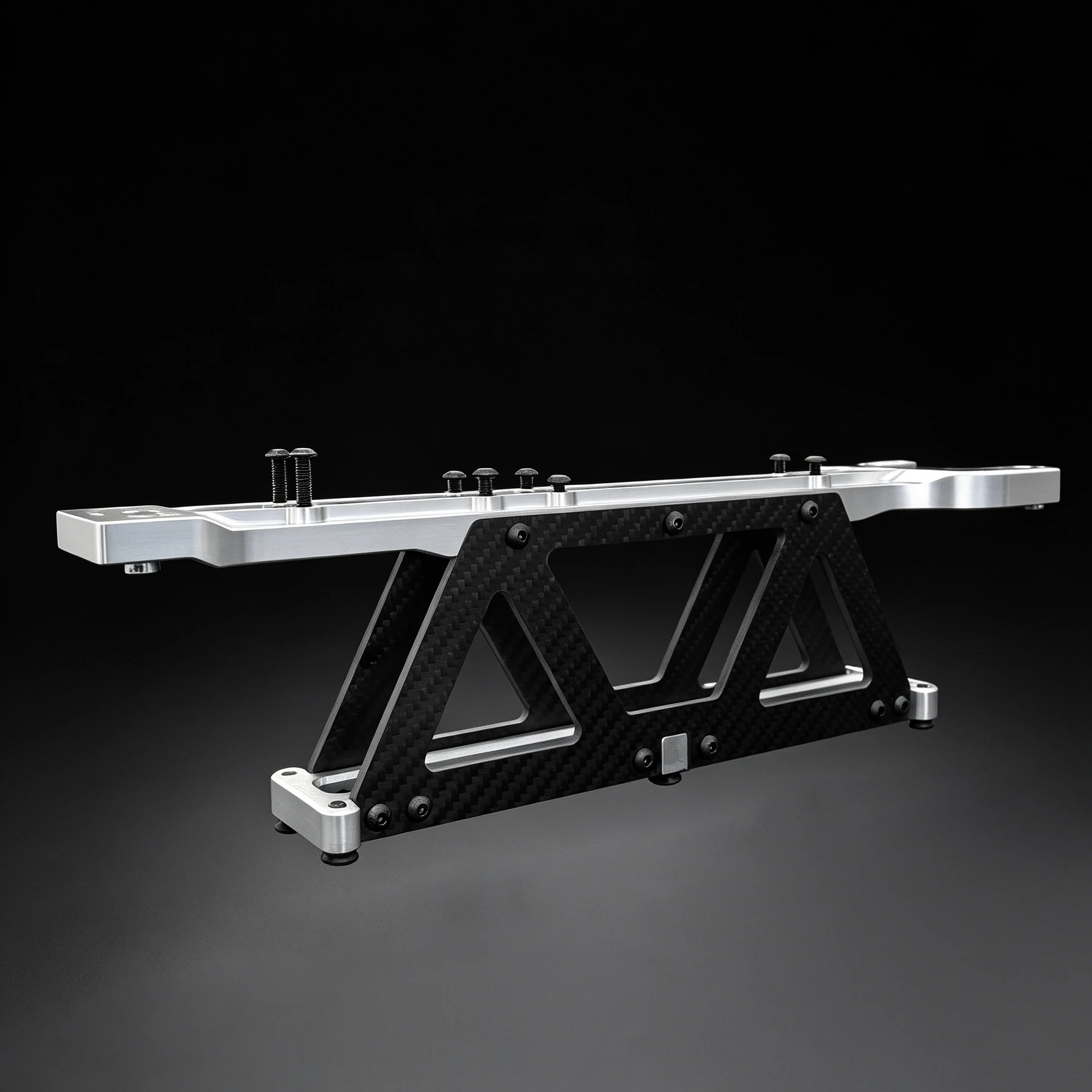 VITAVON CNC Alu7075&Real Carbon Fiber Redesigned Rear Chassis Brace For Losi 5ive-T E 3.0