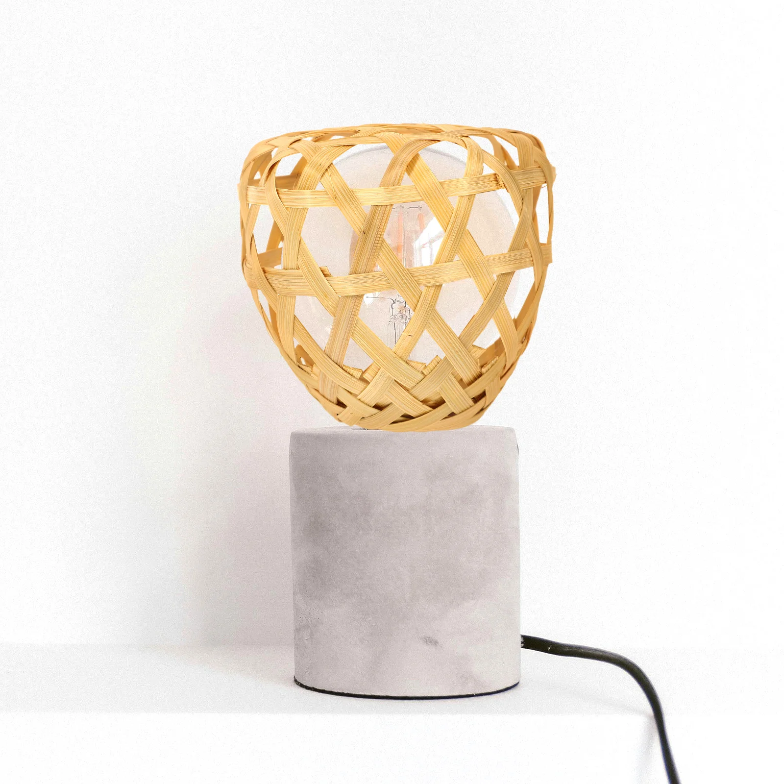

4pcs Desk Lamp Handwoven Mini Round Lamp Shade Replacement Shade Cover Pendant Light Hanging Lampshade Decor Replacement
