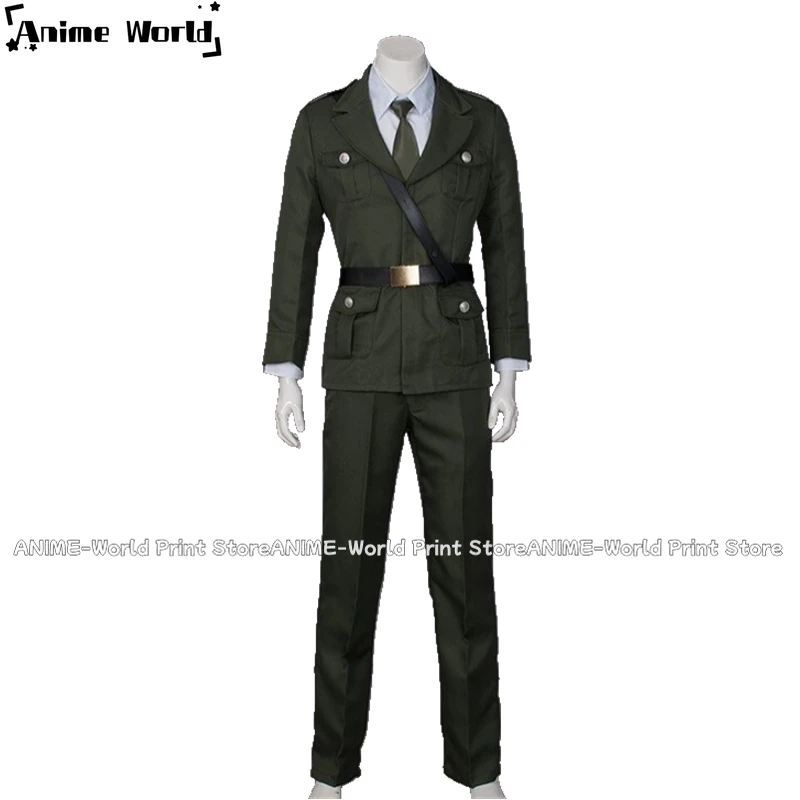 

《Custom Size》Anime Axis Powers APH British Arthur Uniforms Cosplay Costume