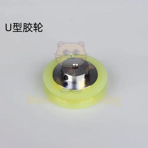 V-U Enco Der Spec Ial Rub Ber W Heel Hole 6 Meter Whe El Silic One Type Circumference 300MM200MM Encapsulated Synchronous Wheel