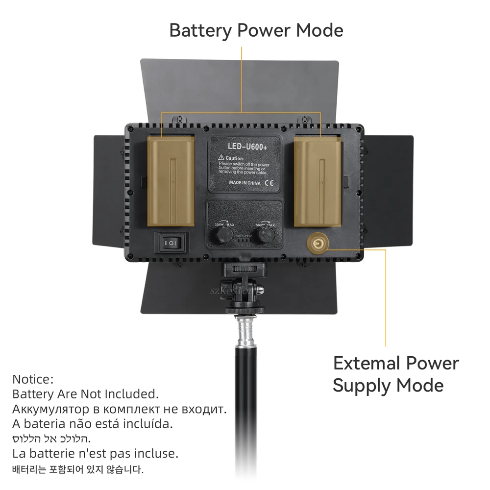 LED Photo Studio Light Recording Video Lighting Photography Panel Fill Lamp With Tripod Stand Remote For Youtube Game Live