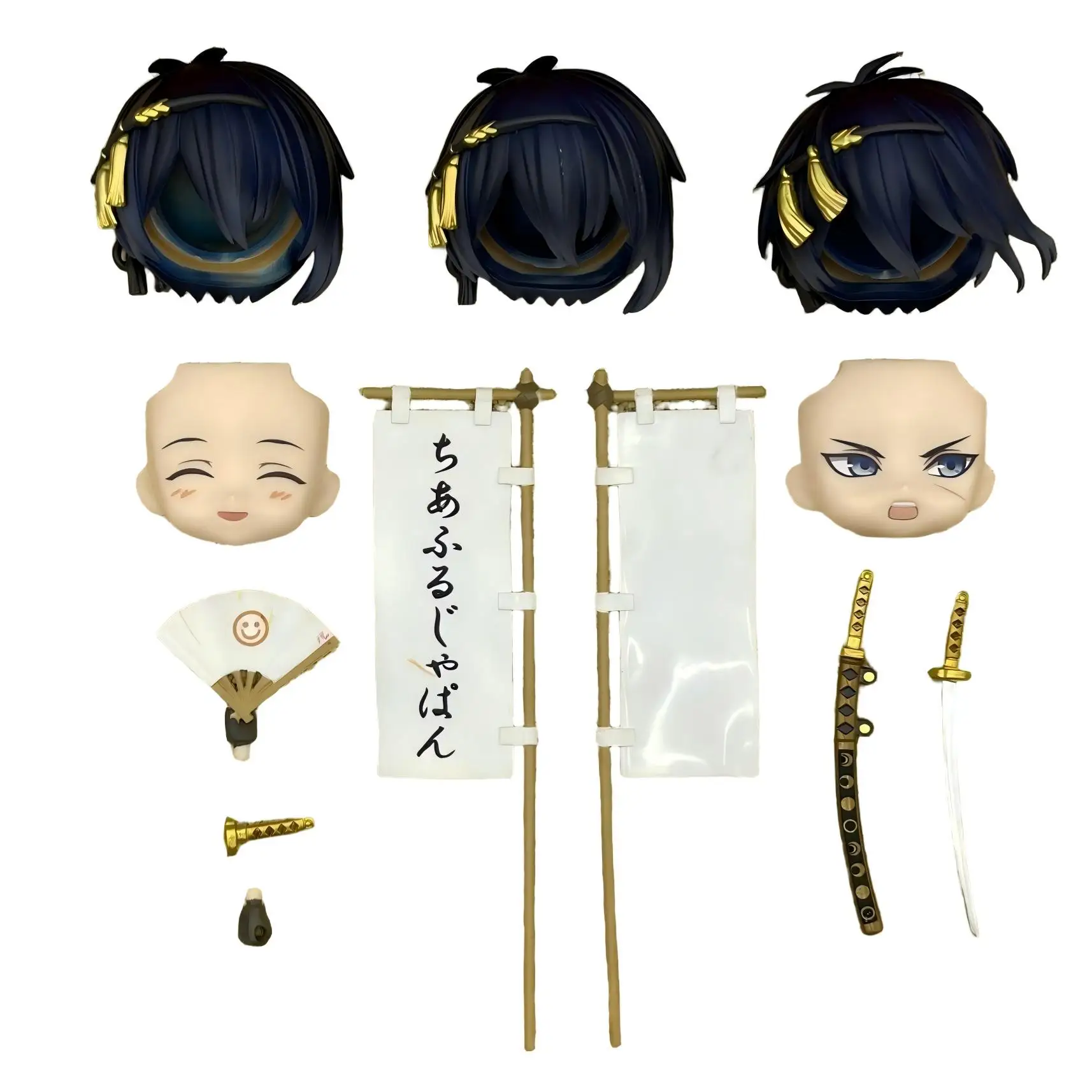 

lvgujiurang GSC Clay Man Face doll face hair doll accessories