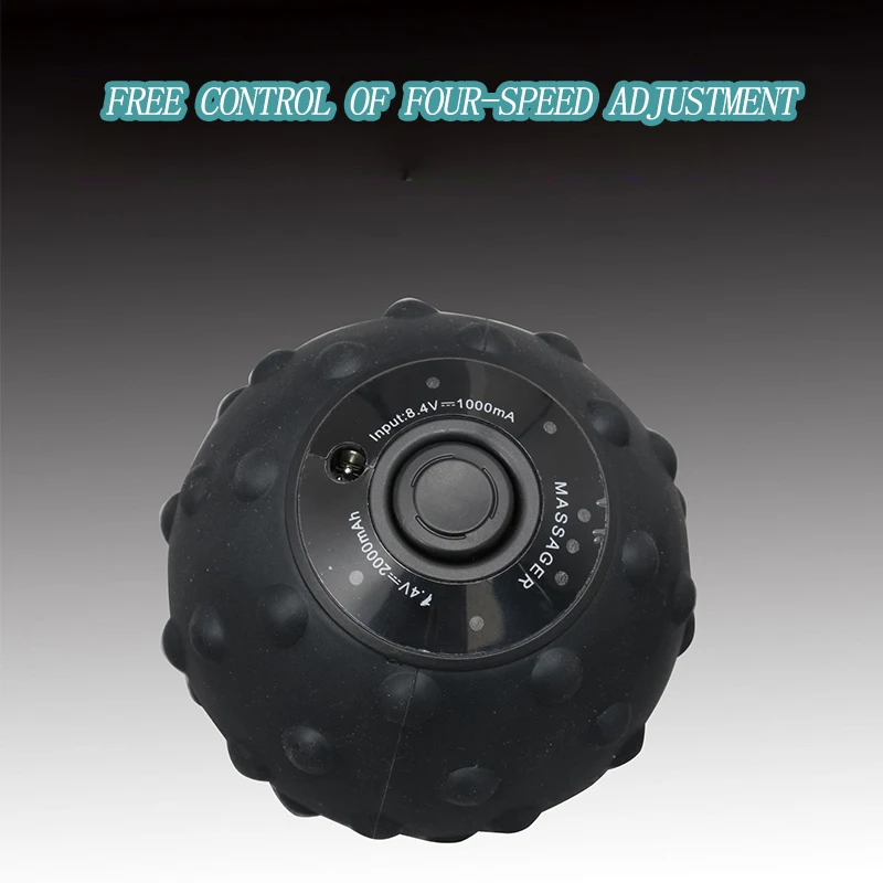 Electric Vibration Yoga Ball Fascia Ball Free Control Four-Speed Adjustment Muscle Relaxation Fitness Massage Ball