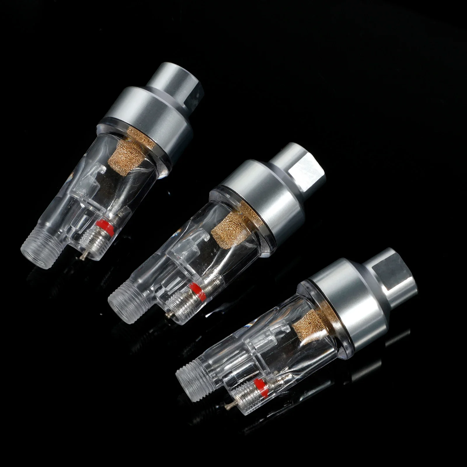 

3Pcs 1/8" Air Filter Valve Airbrush Moisture Trap Easy To Use Air Brush Oil Separatorfor Master Iwata Devilbiss Airbrushes Hose