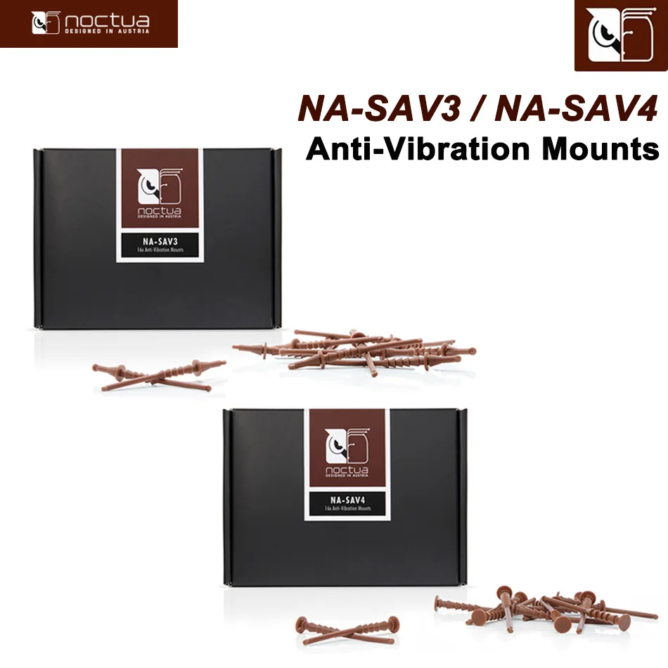 Noctua NA-SAV3/ NA-SAV4 Case Fan Shock Screw 16pcs/set Fan Anti-vibration Mounts