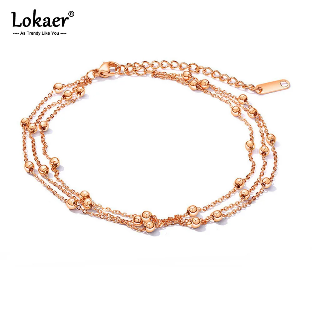 Lokaer Trendy Multi Layer Handmade Beads Chain & Link Bracelets For Women Girls Bohemia Beach Bracelet Summer Jewelry B18192